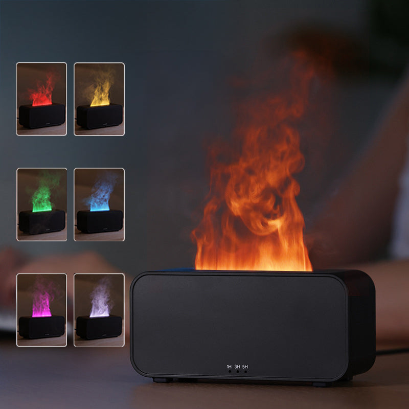 EmberGlow Flame Aroma Diffuser — Fireplace-Effect Cool Mist Humidifier